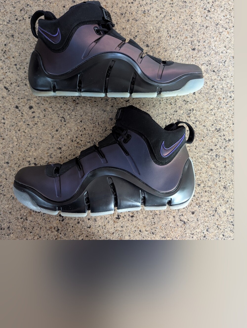 Nike Air Zoom LeBron 4 IV Eggplant size 14
